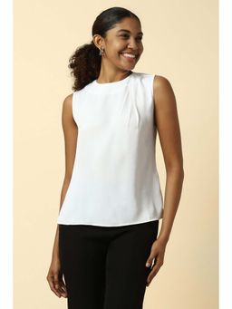 Allen Solly - Women White Solid Formal Top