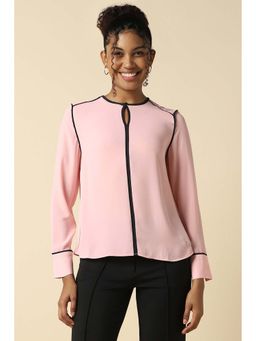 Allen Solly - Women Pink Solid Formal Top