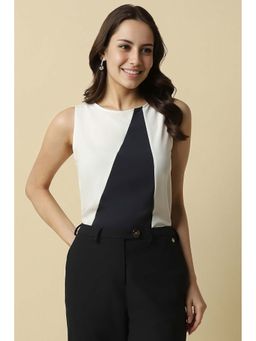 Allen Solly - Women White Patterned Formal Top