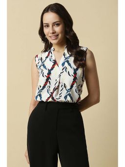 Allen Solly - Women Multi-Color Print Formal Top
