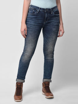 WOODLAND - Solid Blue Jeans