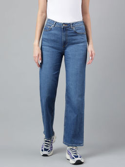 WOODLAND - Solid Blue Jeans