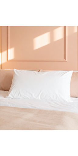 SHRNM - White Comfort High-Firm Duck Feather Pillow