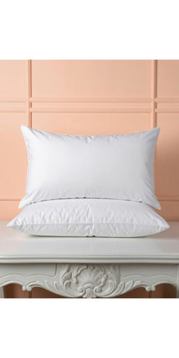 SHRNM - White Comfort Medium-Firm Duck Feather Pillow