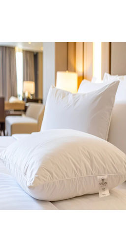SHRNM - White Luxe Medium-Firm Duck Down Pillow