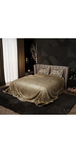Stoa Paris - Beige 300TC Enriched Cotton Bedsheet with 2 Pillow Covers