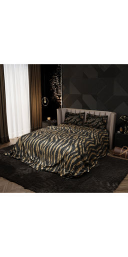 Stoa Paris - Multi-Color 300TC Enriched Cotton Bedsheet with 2 Pillow Covers