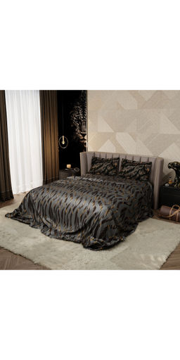 Stoa Paris - Grey 300TC Enriched Cotton Bedsheet with 2 Pillow Covers