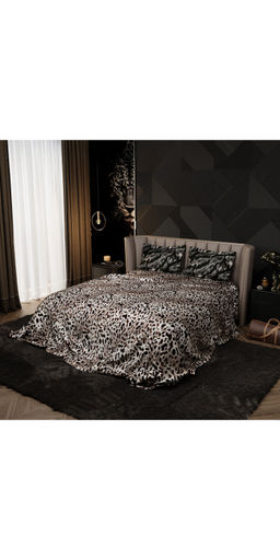 Stoa Paris - Beige 300TC Enriched Cotton Bedsheet with 2 Pillow Covers
