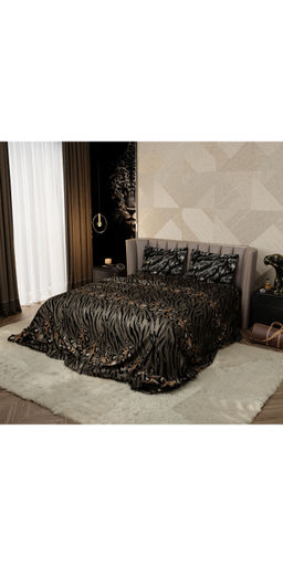 Stoa Paris - Multi-Color 300TC Enriched Cotton Bedsheet with 2 Pillow Covers