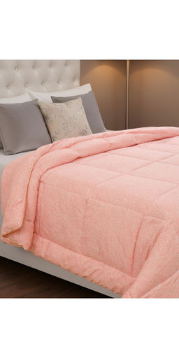 Florida - Pink Goose Down Filling 230 GSM AC Comforter (Double)