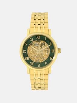 Britime - Men Gold Stainless Steel Round Dial Watch (541-M31403) (M)