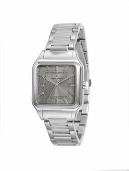 Pierre Cardin - Men Silver Stainless Steel Square Dial Watch (Cf.1006.Ms.5) (M)
