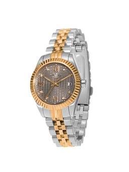 Pierre Cardin - Women Multi-Colour Stainless Steel Round Dial Watch (Cf.1012.Mu.10) (M)