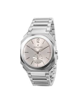 Pierre Cardin - Men Silver Stainless Steel Square Dial Watch (Cf.1037.Ms.1) (M)