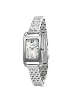 Pierre Cardin - Women Silver Stainless Steel Rectangular Dial Watch (Cf.1039.Ms) (M)