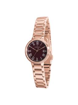 Pierre Cardin - Women Rose Gold Stainless Steel Round Dial Watch (Cf.1041.Mr.1) (M)