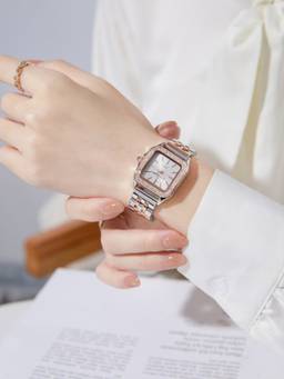 Daniel Hechter - Women Multi-Colour Stainless Steel Square Dial Watch (Dhw2024-44) (M)