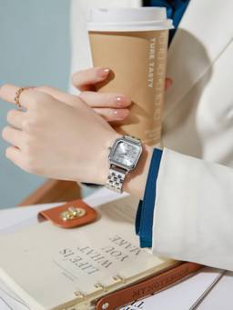 Daniel Hechter - Women Silver Stainless Steel Square Dial Watch (Dhw2026-11) (M)