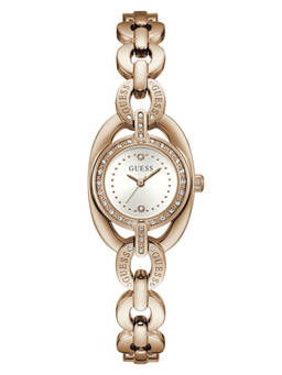 Guess - Women Rose Gold Stainless Steel Round Dial Watch (Gw1082L4) (M)
