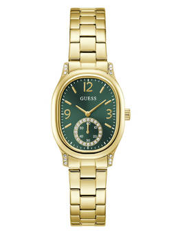 Guess - Women Gold Stainless Steel Oval Dial Watch (Gw1094L2) (M)