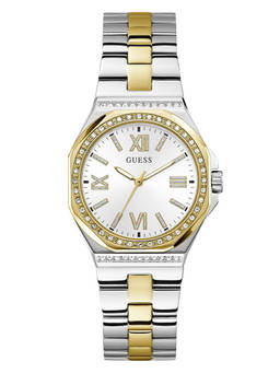 Guess - Women Multi-Colour Stainless Steel Round Dial Watch (Gw1095L3) (M)