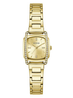 Guess - Women Gold Stainless Steel Square Dial Watch (Gw1096L2) (M)