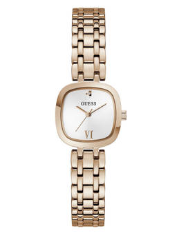 Guess - Women Rose Gold Stainless Steel Square Dial Watch (Gw1098L4) (M)