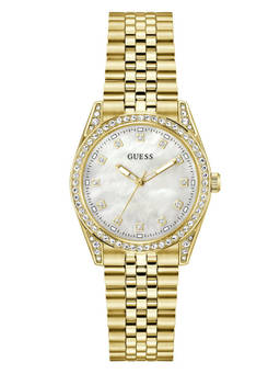 Guess - Women Gold Stainless Steel Round Dial Watch (Gw1099L2) (M)