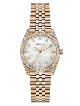 Guess - Women Rose Gold Stainless Steel Round Dial Watch (Gw1099L4) (M)