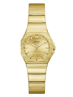 Guess - Women Gold Stainless Steel Round Dial Watch (Gw1110L2) (M)