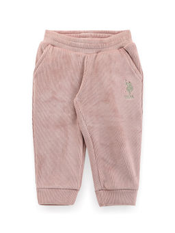U.S. POLO ASSN. - Pink Girls Ribbed Joggers