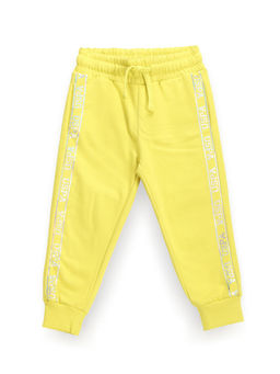 U.S. POLO ASSN. - Yellow Girls Drawstring Waist Joggers