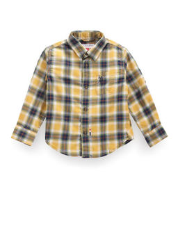U.S. POLO ASSN. - Green Boys Plaid Check Twill Shirt