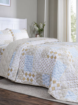 Maspar - Single Multi-Color Floral Quilt