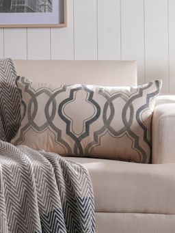 Maspar - Cream Graphic Cushion Cover