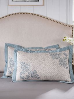 Maspar - Blue Floral Pillow Case
