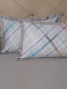 Maspar - Grey Geometric Pillow Case