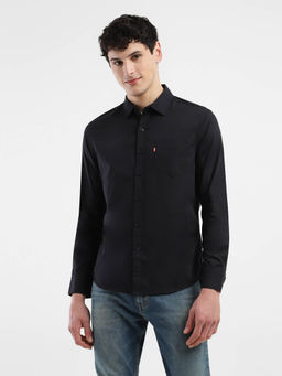 Levi's - Mens Solid Slim Fit Shirt - Black