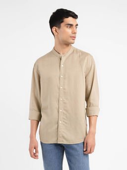 Levi's - Mens Solid Slim Fit Shirt - Beige