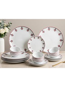 BODHI HOUSE - Premium Porcelain Dinnerware - Pink Blossom Floral