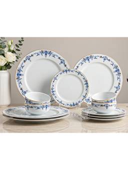 BODHI HOUSE - Premium Porcelain Dinnerware - Royal Crest