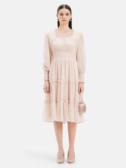 Kazo - Ruffle Tiered Midi Dress