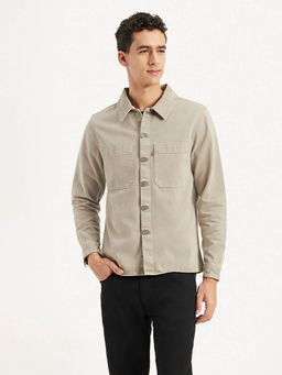Levi's - Mens Solid Regular Fit Casual Shirt