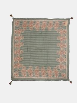 Ritu Kumar - Green Printed Scarf