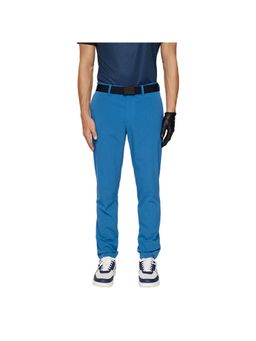 J.Lindeberg - Men Solid Navy Blue Vent Pant