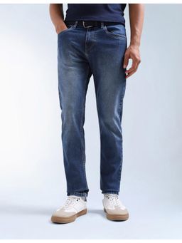 Flying Machine - Slash Slim Fit Stone Washed Jeans
