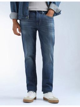 Flying Machine - Freddie Slim Straight Fit Whiskered Jeans