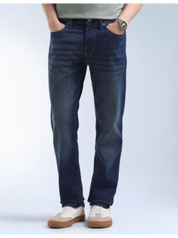 Flying Machine - Whiskered Freddie Slim Straight Fit Jeans