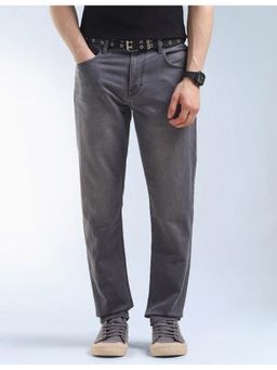 Flying Machine - Whiskered Slash Slim Fit Jeans